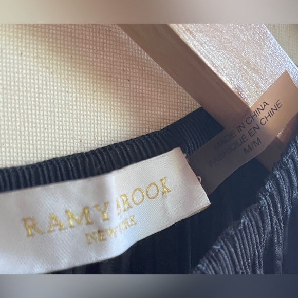 Ramy Brook Lauren Mini Dress in Black Sz M - Picture 6 of 7